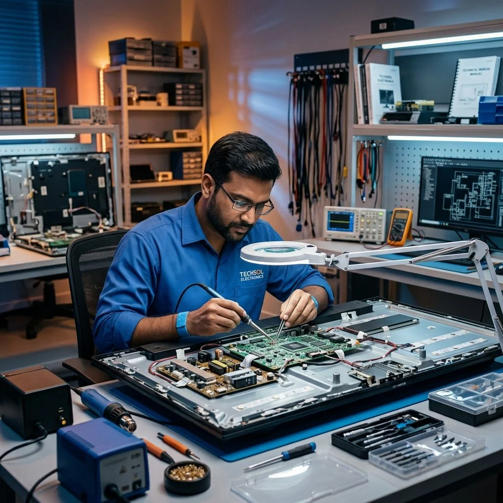 TV Technician working